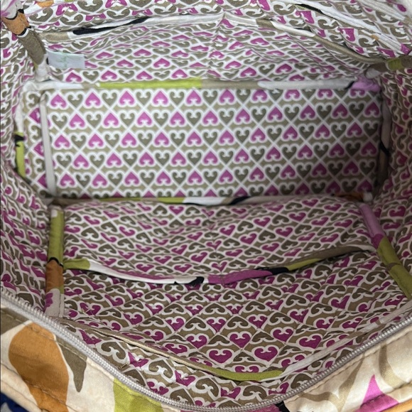 Vera Bradley Floral Quilted Tote Bag - Portobello Road Pattern - Picture 6 of 7